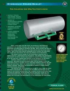 Hydraulic Chlor-Scale for Chlorine & SO2 Ton Containers